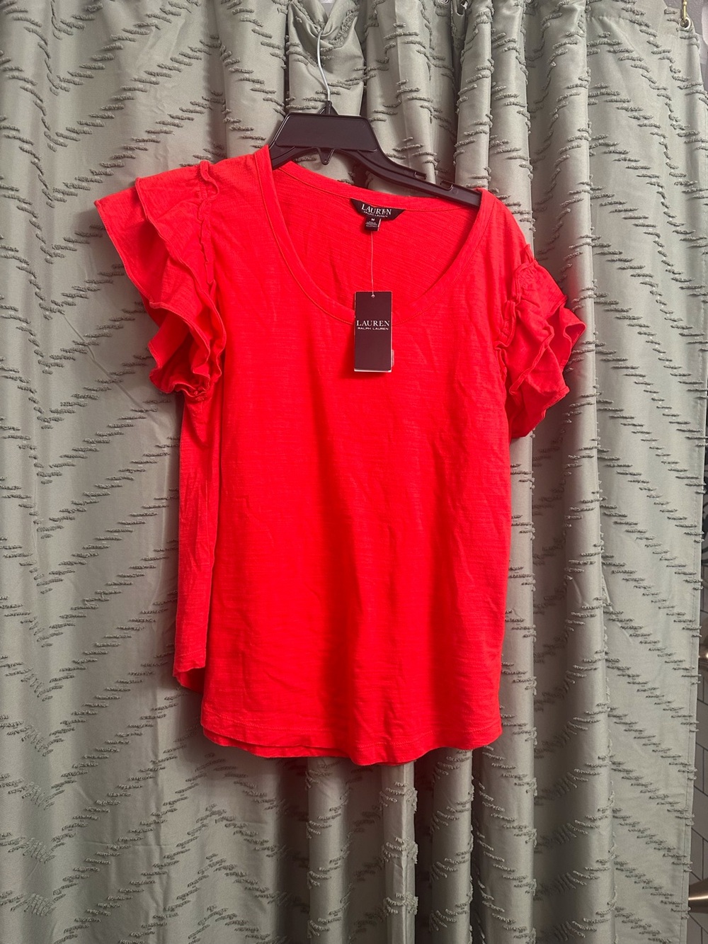 Lauren Ralph Lauren tee t-shirt top size M 
Red,new , nwt, bought at macys 
Blac